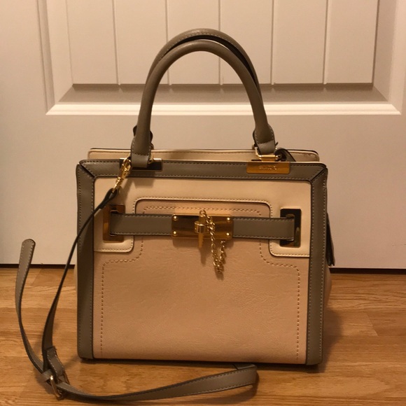 Aldo Handbags - Aldo Neutral Tone Satchel Crossbody